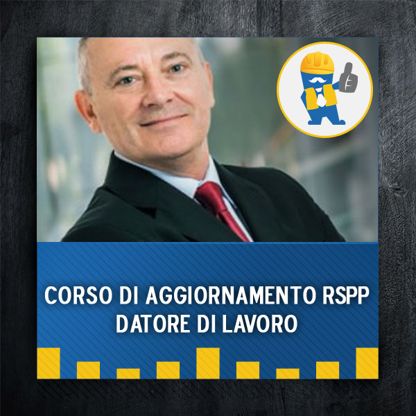 Coupon corso di aggiornamento RSPP rischio basso