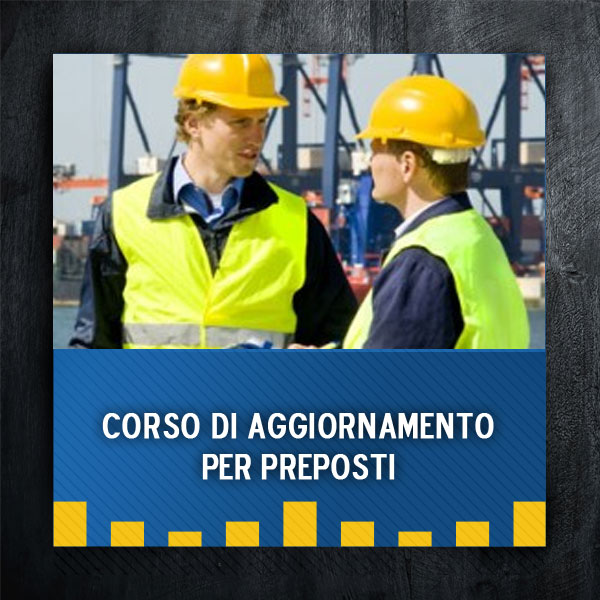 Coupon corso aggiornamento per Preposti