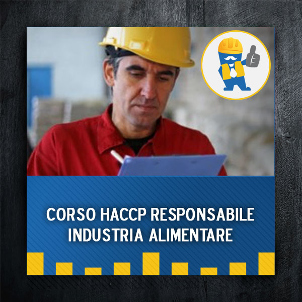 Coupon corso HACCP per responsabile dell'industria alimentare