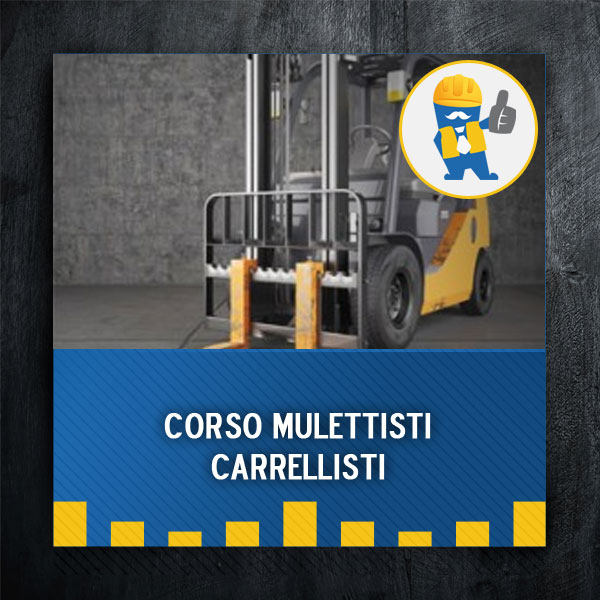 Coupon corso di formazione per mulettisti e carrellisti