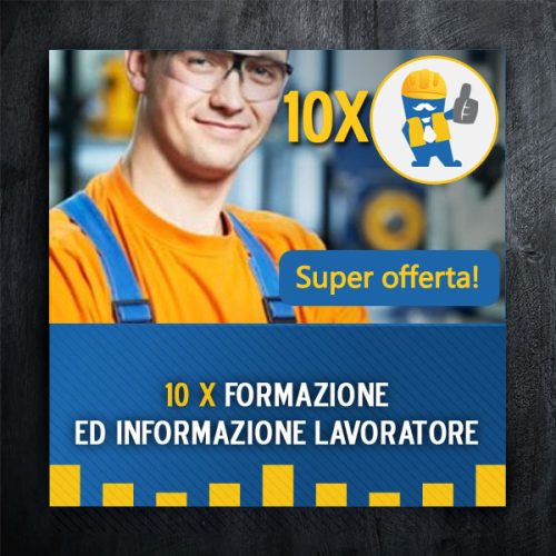 Coupon 10 corsi di formazione e informazione per il lavoratore